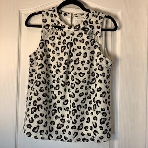 Monteau Los Angeles Leopard Print Sleeveless Top – Trendy LA Chic